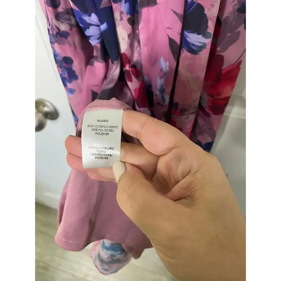 Kay Unger Ellen Pleated Floral Dress Size 0 - Picture 10 of 10